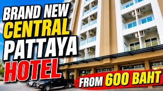NEWLY OPENED CENTRAL PATTAYA HOTEL WITH NIGHTLY WEEKLY & MONTHLY OPTION FROM 600