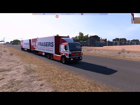 [2K] ETS2 1.49 MAP COMBO Road to Africa 1.02 | Mercedes-Benz SK V8 Power | (TCD) Ngoura - Massakory