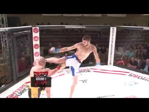 Fighters Source® League Eastern Divisional -16 Sec Head Kick KO!!  Tuscaloosa, Alabama
