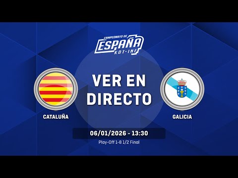 CATALUÑA vs GALICIA | Play-Off 1-8 | 1/2 Final | CESA Infantil Masculino