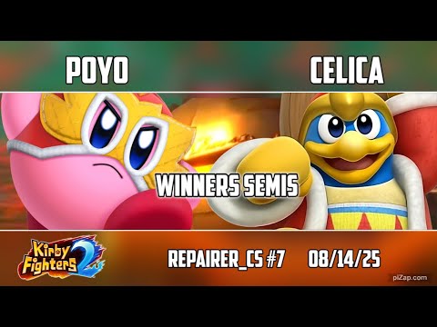 Poyo (Wrestler/Gooey) vs Celica (Dedede/Fighter) Japan Kirby Fighters 2 Tournament Repairer_CS 7