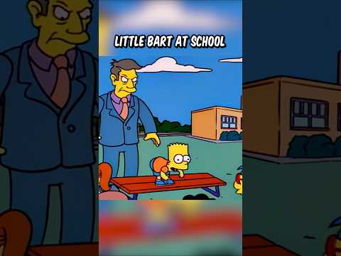 Little Bart at school