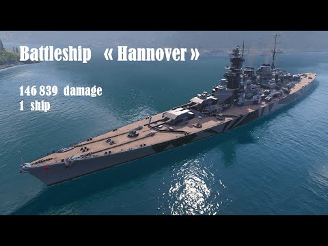 Super battleship "Hannover". Simply huge.