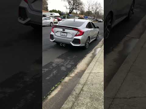 2018 Civic SI with DP FP and AFE power catback exhaust