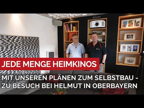 Ihr habt das Wohnzimmer - wir haben die Pläne zum Selbstbau eures Heimkinos! Zu Besuch bei Helmut.
