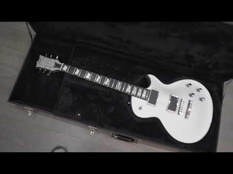 ESP Eclipse-I CTM Paul Landers 2010 Silver Satin 4K Video image 26