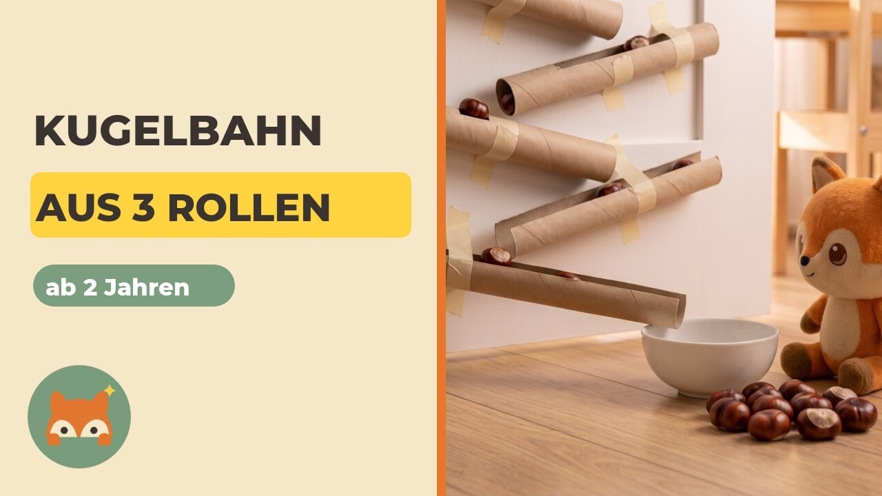 Chestnut Marble Run: The Rainy-Day Trick Using 3 Cardboard Tubes (Ages 2+)