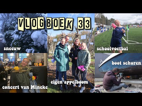SCHOOLVOETBAL & CONCERT MiNEKE & APPELBOOM ADOPTEREN & DE BOOT SCHUREN || vlogboek 33 || famderooij