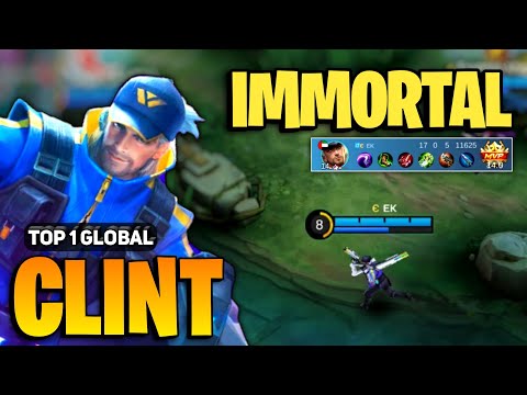 Clint Best 2023 [ Clint Gameplay Top 1 Global ] Enemy Killer - Mobile Legends