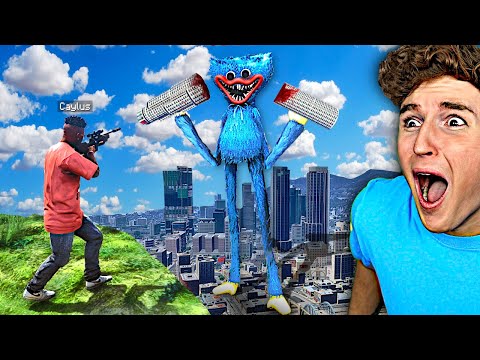 I Found TITAN HUGGY WUGGY In GTA 5!