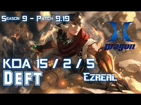 KZ Deft EZREAL vs KAI'SA ADC - Patch 9.19 KR Ranked