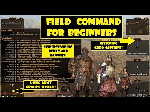 Beginners Guide to BANNERLORD Field Command: Ep. #3: War Sails Edition: Banners, Captains and more!