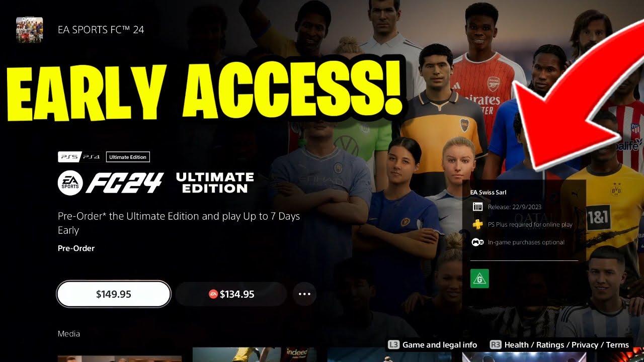 How to Play EA Sports FC24 EARLY RIGHT NOW! (Working Method)