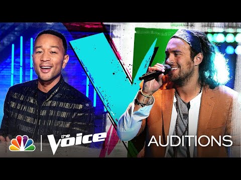 Zach Day Goes Old School with SWV's "Weak" - The Voice Blind Auditions 2020