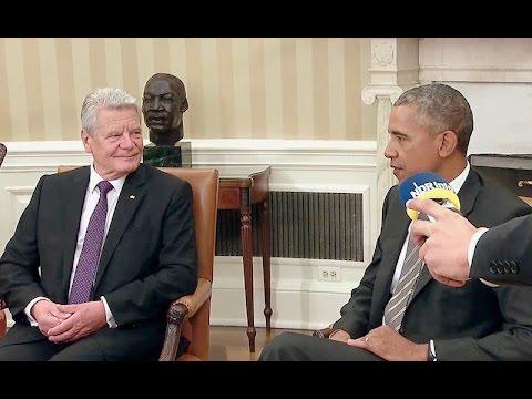 The President Gives Brief Remarks Before a Bilateral Meeting with President Gauck of Germany
