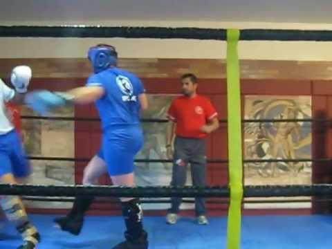 KO Armenatzoglou Antonis 1/4/2012 fights (Markopoulos Kickboxing)