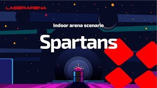 Indoor laser tag - Spartans scenario