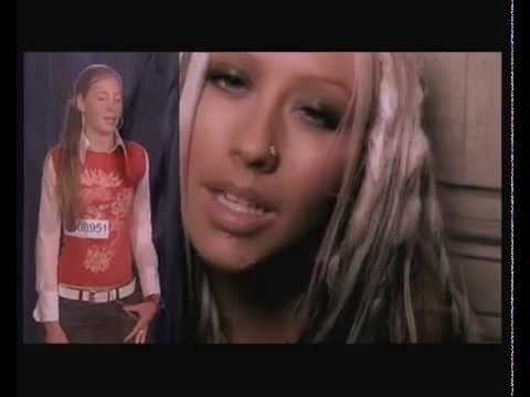 Mashup Christina Aguilera singing Beautiful - Audition - Idols season 2