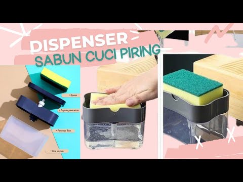 Abs plastic manual sponge holder soap dispenser, for hotel