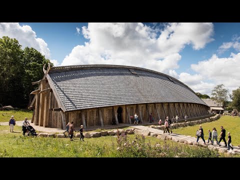 Viking King's Hall, documentary, (subtitles), Sagnlandet Lejre, Denmark  Kongehallen i Lejre