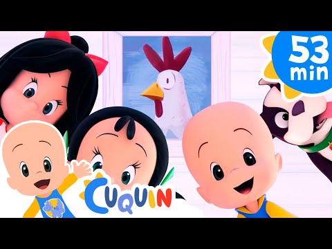 La Gallina Turuleca y más canciones infantiles con Cleo y Cuquin | Familia Telerin