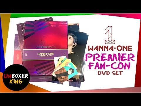 WANNA ONE 워너원 || PREMIER FAN CON DVD SET || KPOP MERCH UNBOXING