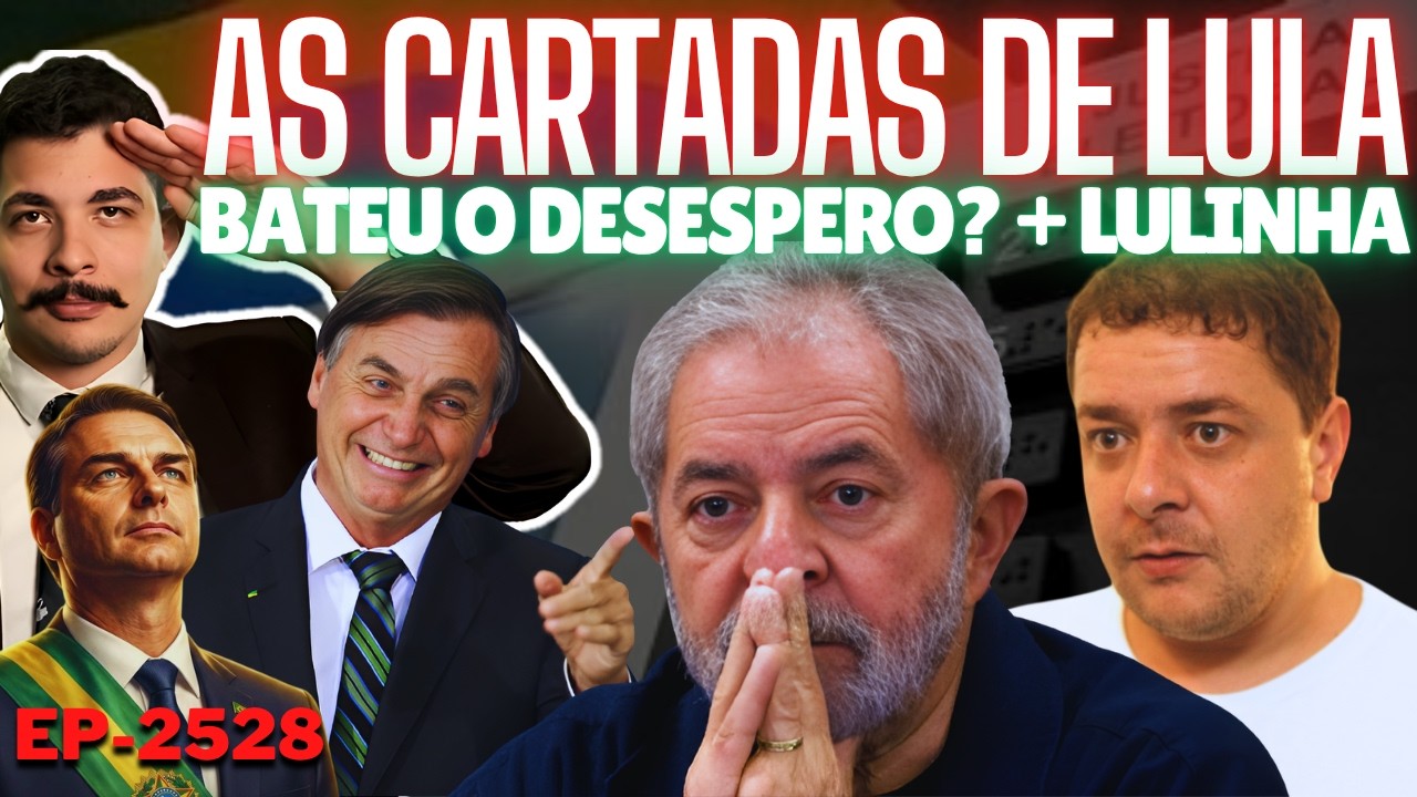 As CARTADAS de LULA Não Dão Certo? Bateu o Desespero? + Lulinha: Surgiu o PAPAI LULA nos VAZAMENTOS.