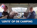 Ondanks winterse omstandigheden houden ze de moed erin op Delftse camping - OMROEP WEST