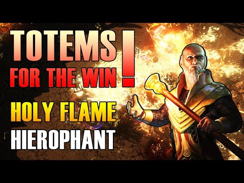POE 3.14 Builds - HOLY FLAME TOTEM Hierophant - BUILD GUIDE for Beginners in 2021