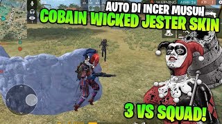 COBAIN SKIN 6000 DIAMOND! Review Wicked Jester Joker Epic Skin! - Garena Free Fire