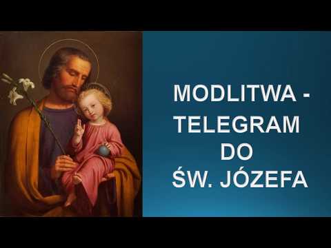 MODLITWA  - TELEGRAM DO ŚW. JÓZEFA