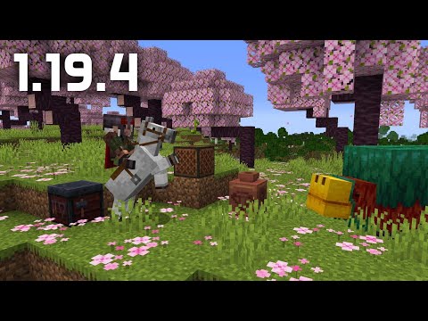 News in Minecraft 1.19.4: Better Horse Breeding! Jukebox Redstone!