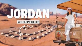We Slept in a Luxury Desert Camp (in Jordan!)