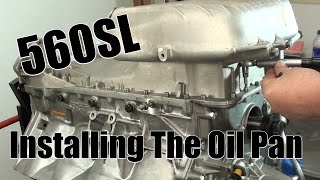 560SL – montaż miski olejowej (M117)