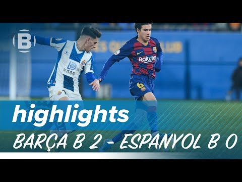 Resum Barça B 2 - Espanyol B 0 (Esport3)