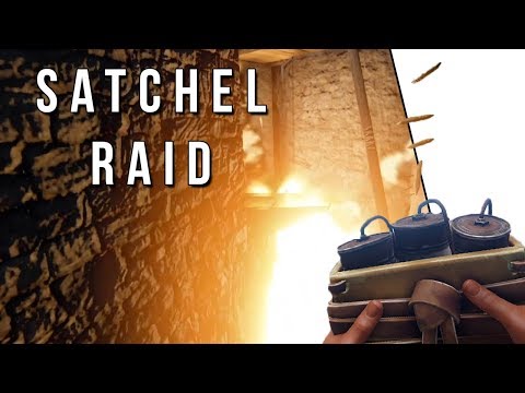Satchel RAIDING the hidden shore base | RUST SOLO