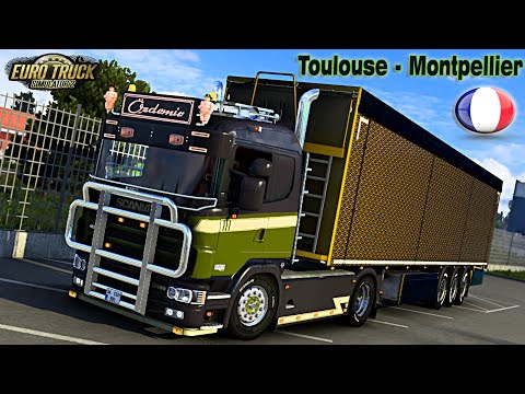 Scania 164L Ozdemir Edition | Toulouse - Montpellier | ETS2 1.41 PC 1440p