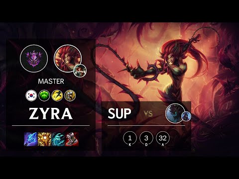 Zyra Support vs Maokai - KR Master Patch 11.21