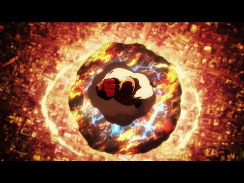 One Punch Man - Saitama destroys Meteor HD