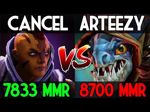CanceL Antimage [7833 MMR] VS Arteezy Slark [8700 MMR] - Dota 2 The Epic Battle