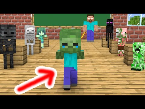 BABY ZOMBIE IS SO SAD - Sad Story - Minecraft Animation