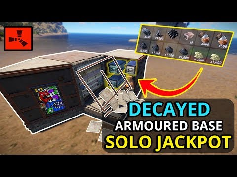 RICH Rust Decayed Bases Have JACKPOTS For SOLO PLAYERS! - RUST SOLO