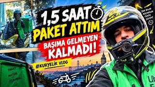 İSTANBUL’DA KURYE OLMAK NASIL? 😂🏍️ | Kaç paket attım ?