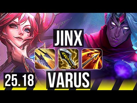 JINX & Nami vs VARUS & Neeko (ADC) | Legendary | EUW Master | 25.18