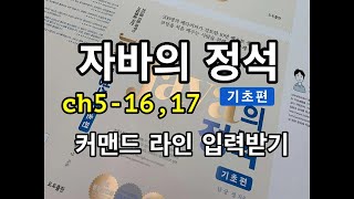 [자바의 정석 - 기초편] ch5-16,17 커맨드라인입력받기