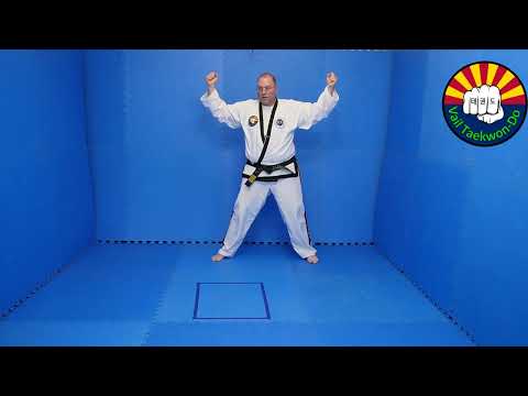 W shape block with the outer forearm