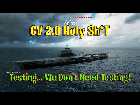 CV 2.0 is Way Too Spicy in World of Warships Legends!