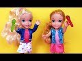 SINGING Competition Elsa And Anna Toddlers Barbie Is Judge Contest