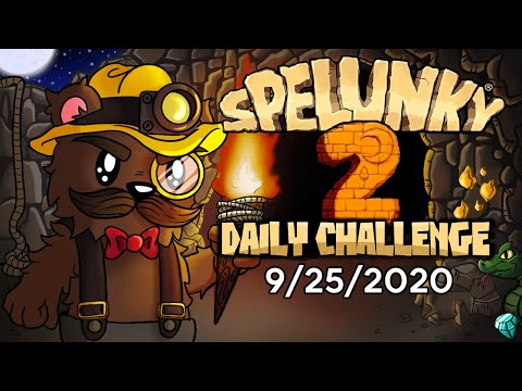 Spelunky 2 Daily Challenge with Baer! (9-25-2020)