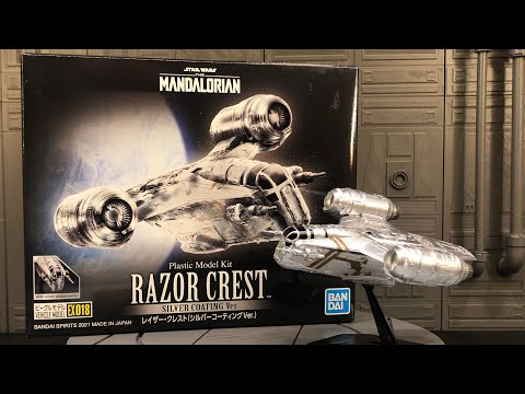 Razor Crest model kit (silver coating version)  build and review